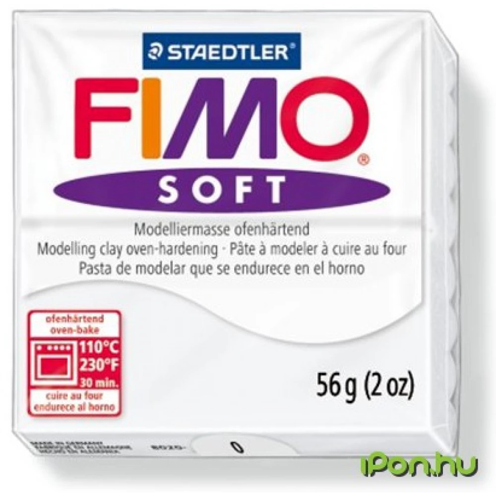 FIMO Plasticine 56 g burn out Soft white