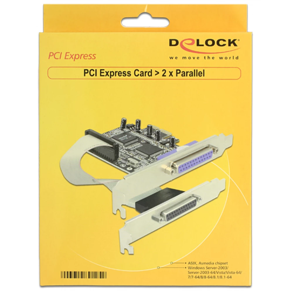 DELOCK PCI Express x1 karta - 2 x paralelno