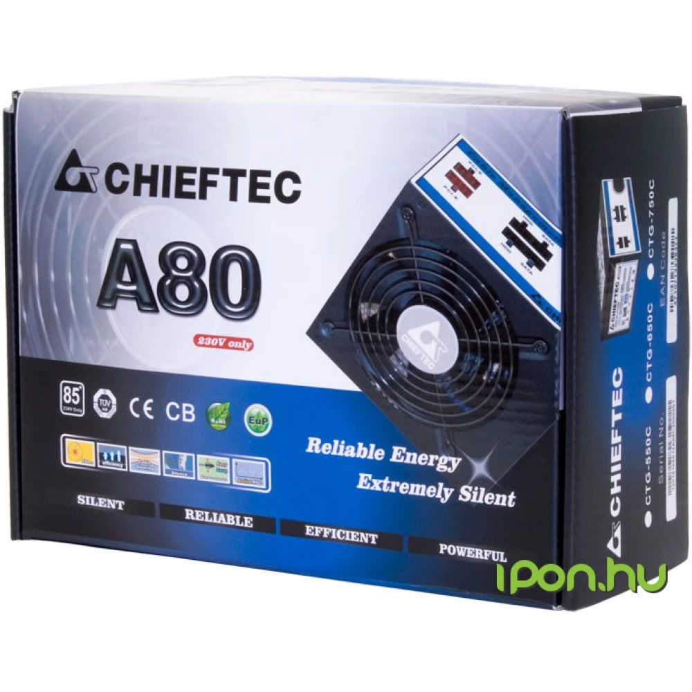 CHIEFTEC A-80 CTG-550C 550W BOX - iPoncomp.com