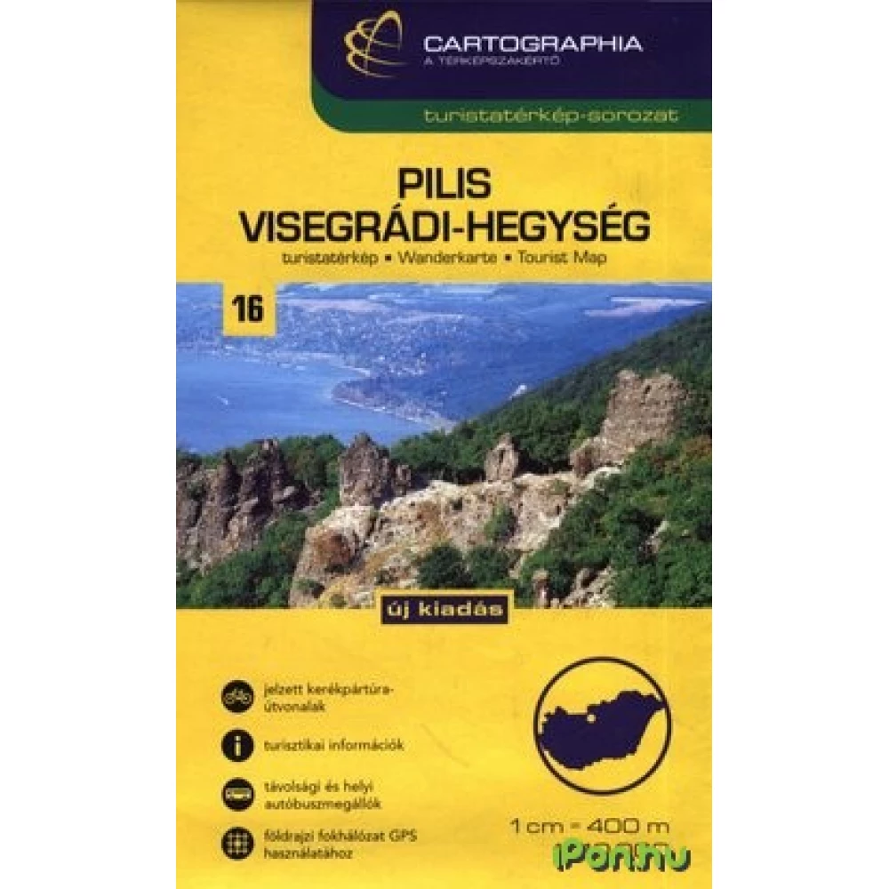 Pilis Visegrádi-hegység térkép - új kiadás 1:40 000 SC