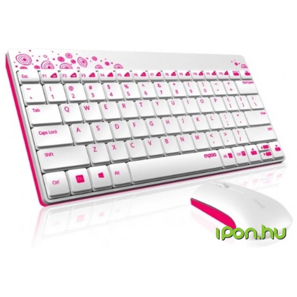 RAPOO 8000 - White-pink reviews, news, webshop, Combo and hardware iPon software - Hungarian forum