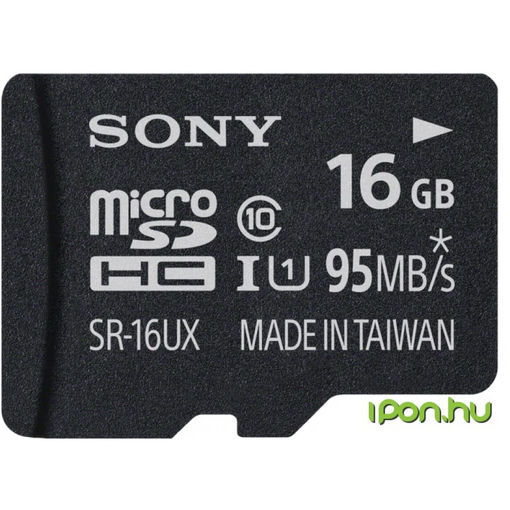 SONY High Speed 16GB MicroSDHC 50 MB/s SR16UXA