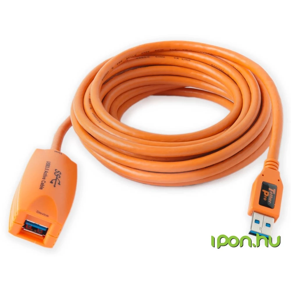 TETHERTOOLS USB 3.0 prelungitor portocaliu 4.6m CU3017