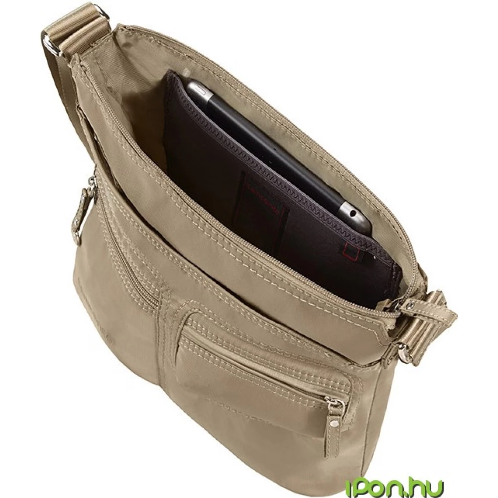Flat on sale shoulder bag