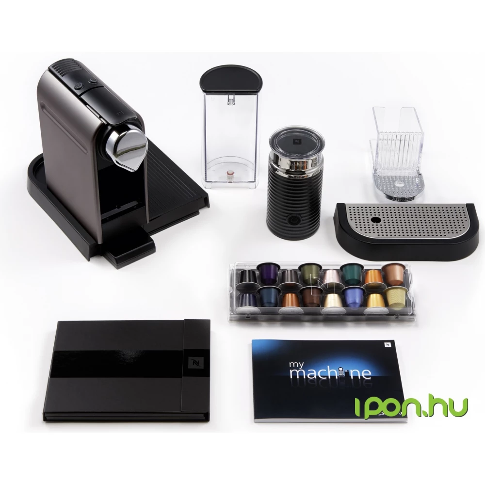 KRUPS Nespresso CitiZ Milk XN730T coffee machine Titan iPon