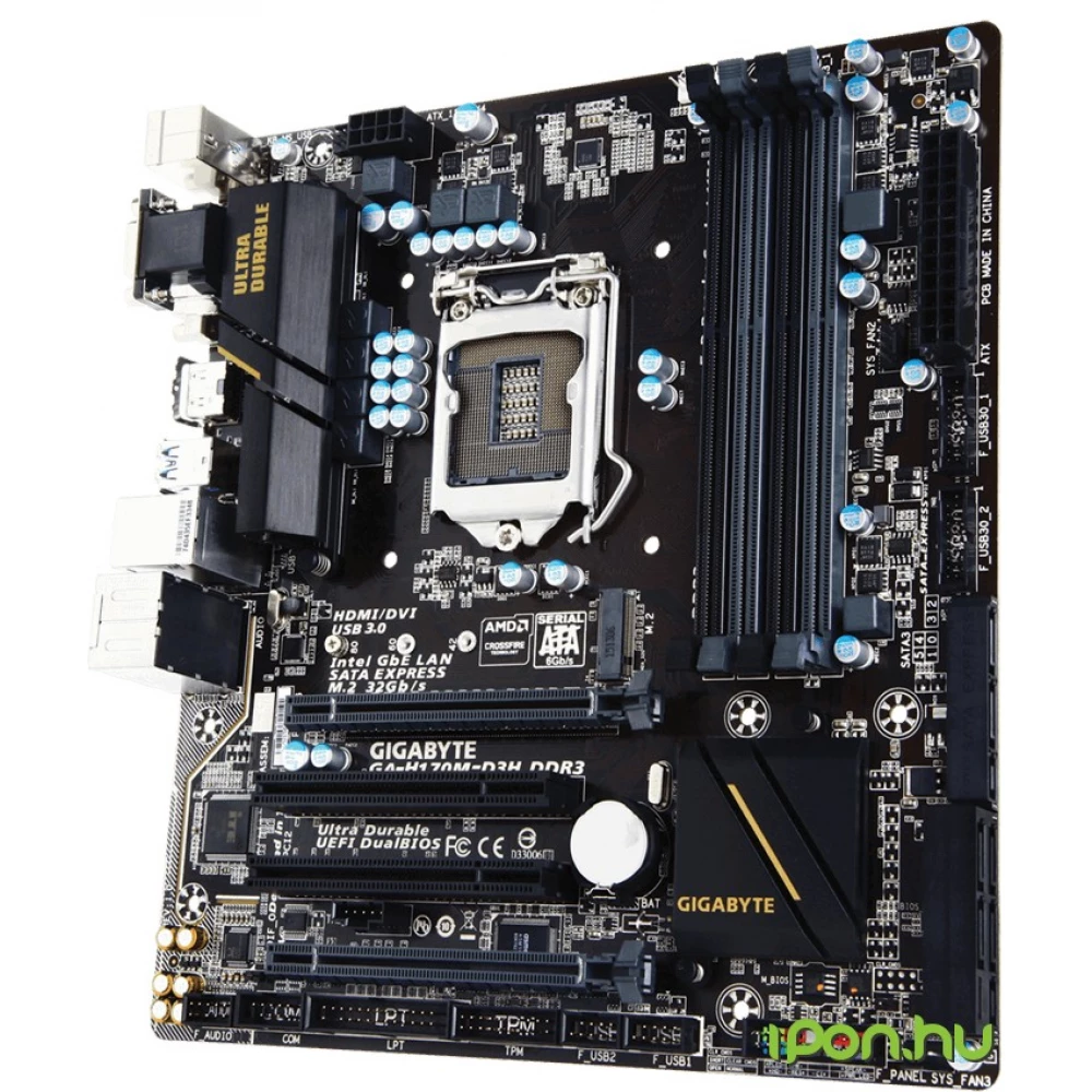 GIGABYTE GA-H170M-D3H DDR3 - iPon - hardware and software news