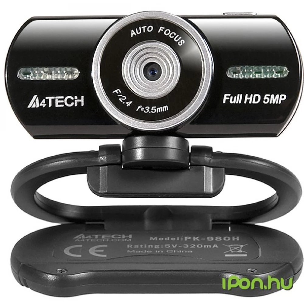 A4TECH Full HD 1080p WebCam PK 980H iPon hardware and software
