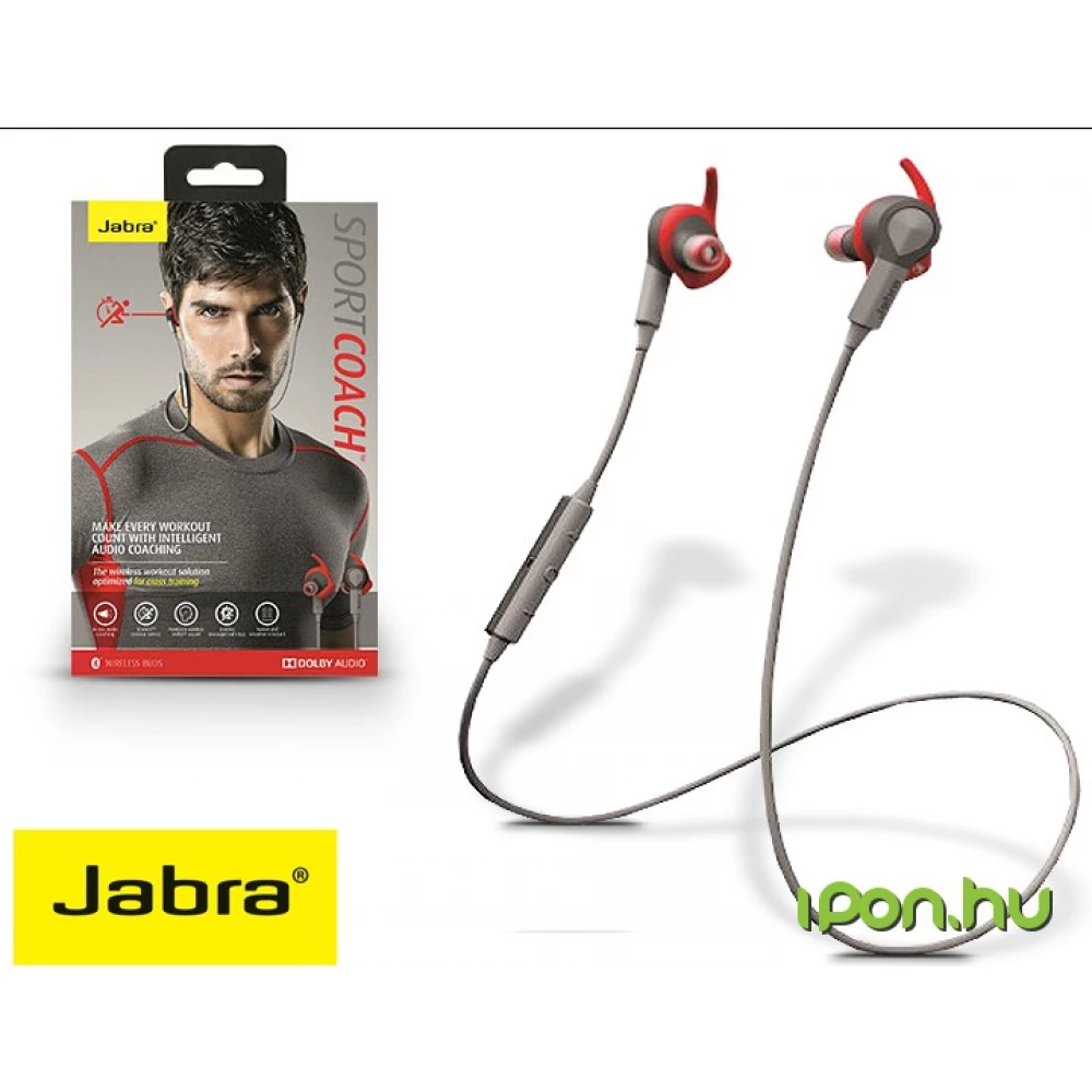 JABRA Sport Coach Bluetooth headset gray-red - iPon hardware and news, reviews, webshop, forum