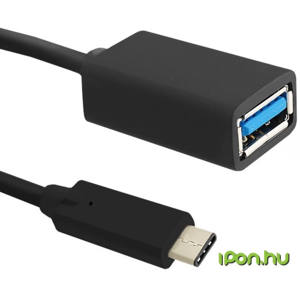 QOLTEC USB 3.1 Type C USB 3.1 Átalakító Fekete 20cm 50485 QOLTEC USB 3.1 Type C USB 3.1 Átalakító Fekete 20cm 50485