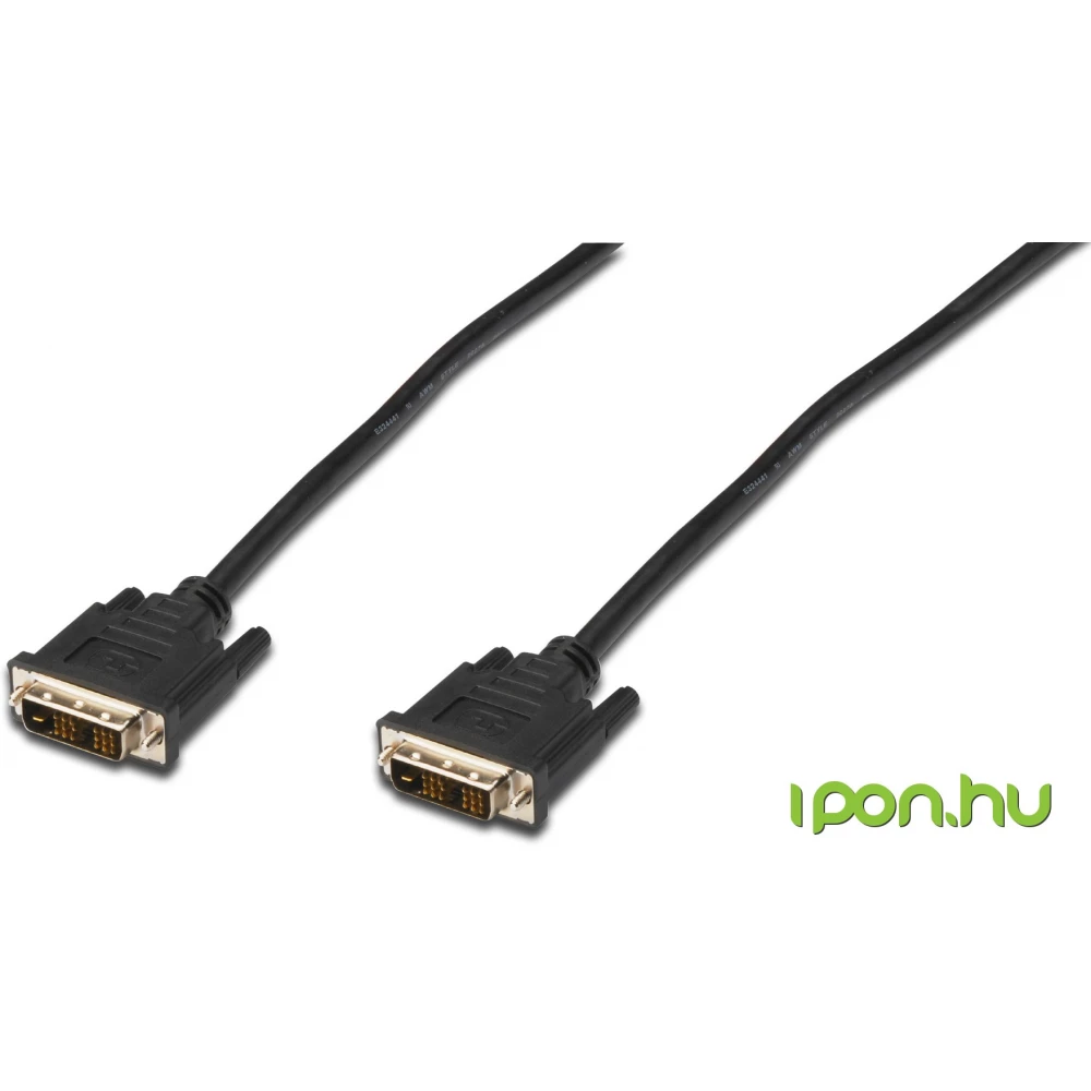 DIGITUS DVI-D Összekötő Fekete 2m AK-320107-020-S DIGITUS DVI-D Összekötő Fekete 2m AK-320107-020-S