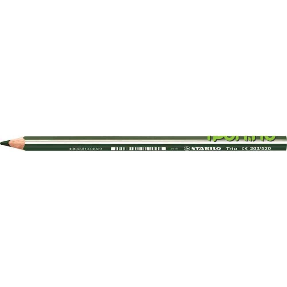 STABILO Trio Colored pencil triangular thick levÃ©lzÃ¶ld - iPon ...