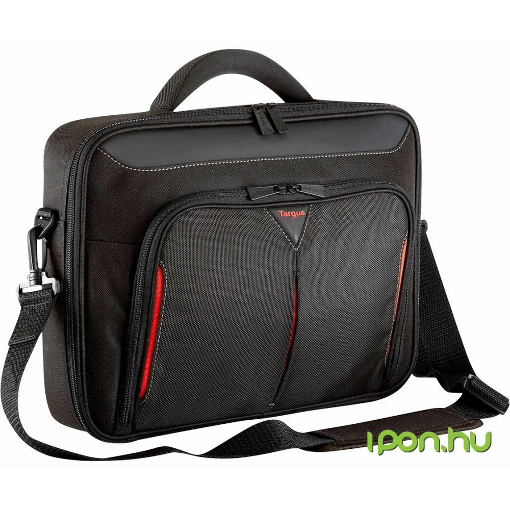 TARGUS Classic Clamshell Laptop Bag 17 18 Schwarz und Rot iPonshop