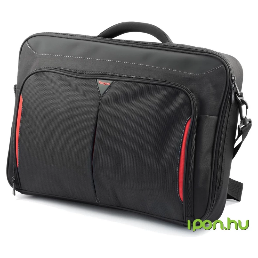 TARGUS Classic Clamshell Laptop Bag 17 18 Schwarz und Rot iPonshop
