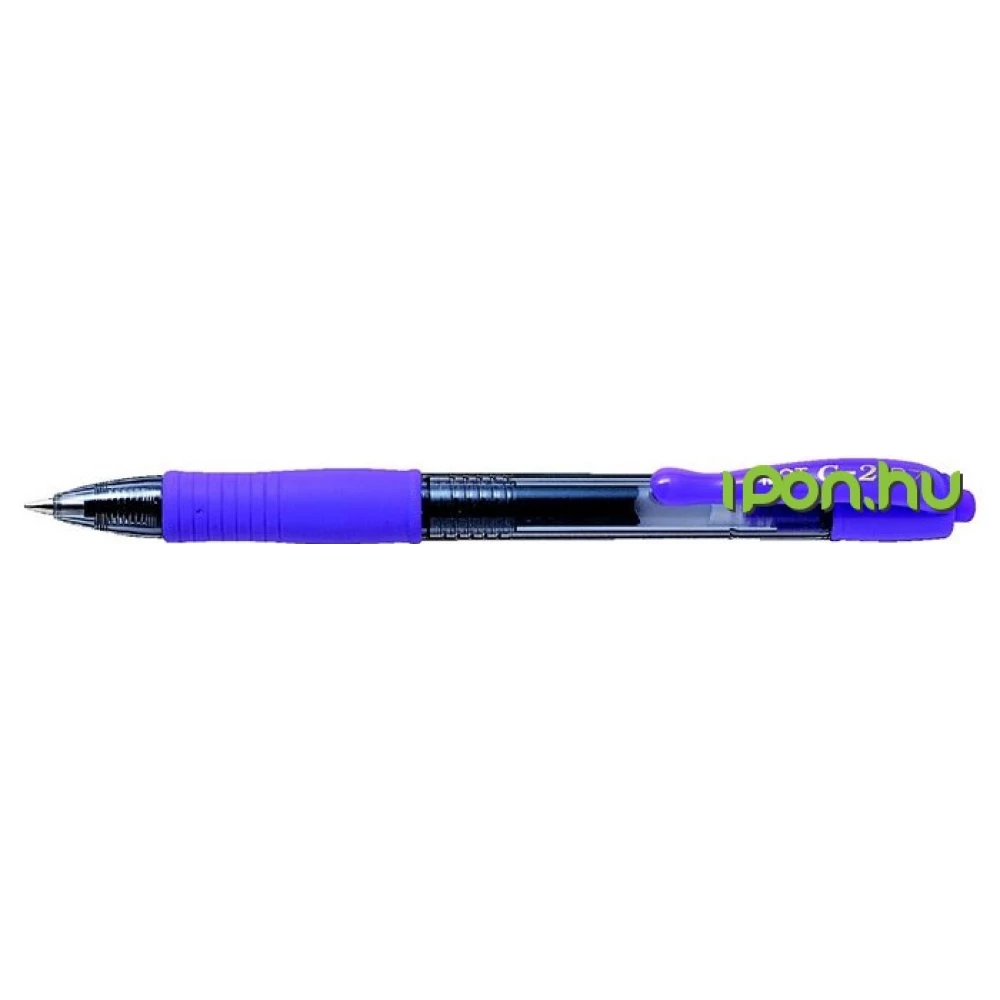 PILOT Zseléstoll 0.39 mm nyomógombos G-2 lila PILOT Zseléstoll 0.39 mm nyomógombos G-2 lila