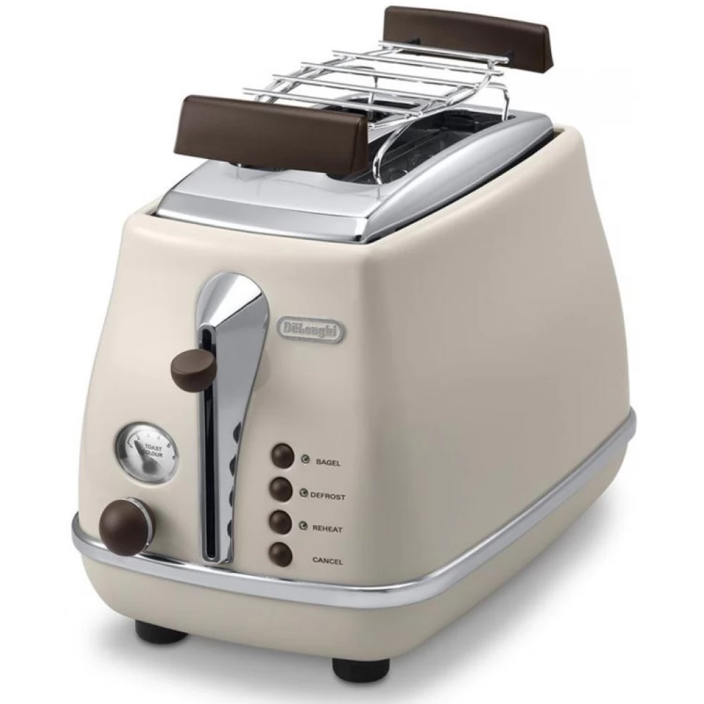 DELONGHI CTOV2103.BG Icona Vintage Toaster (Basic Garantie)