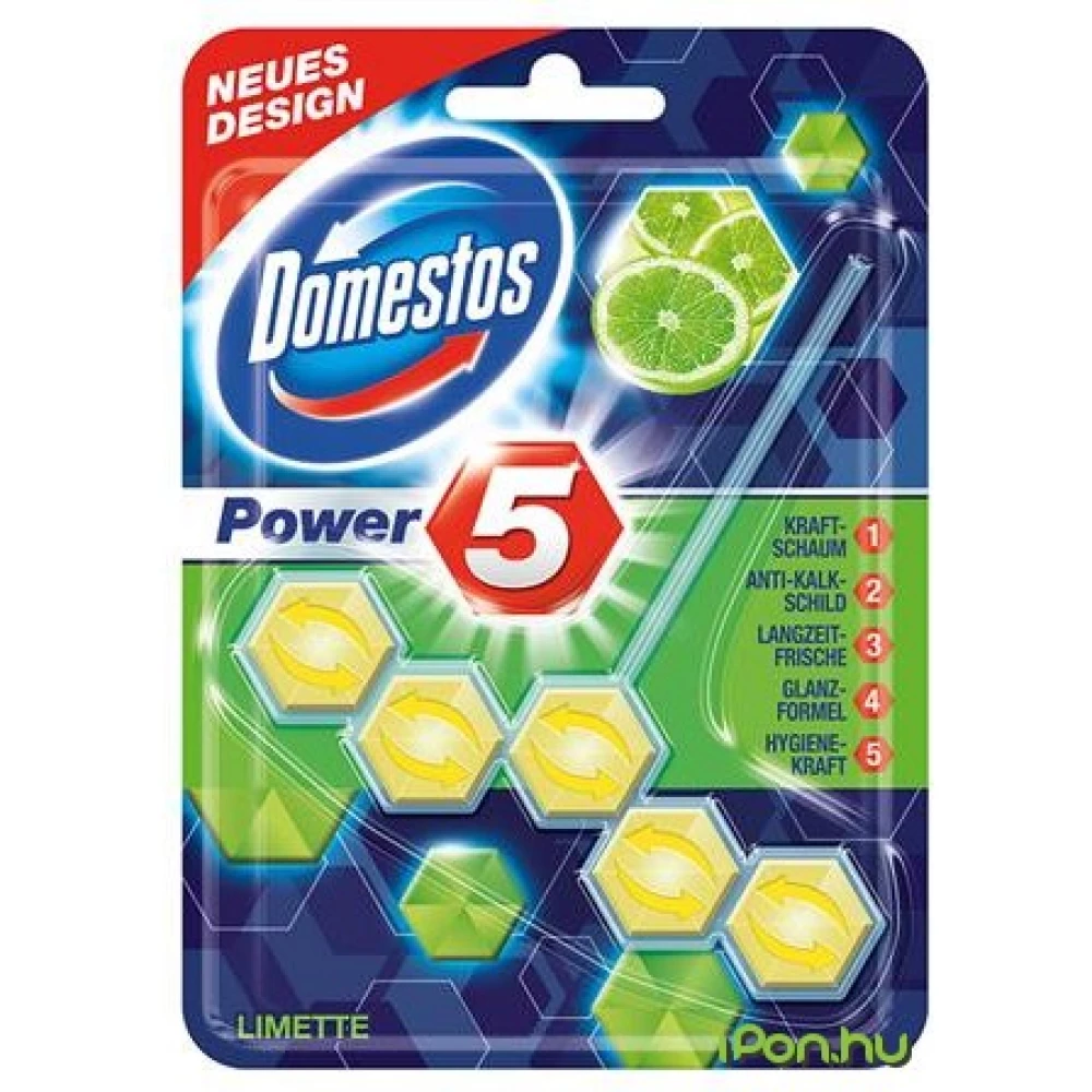 Domestos Power 5 Wc Disinfectant Lime