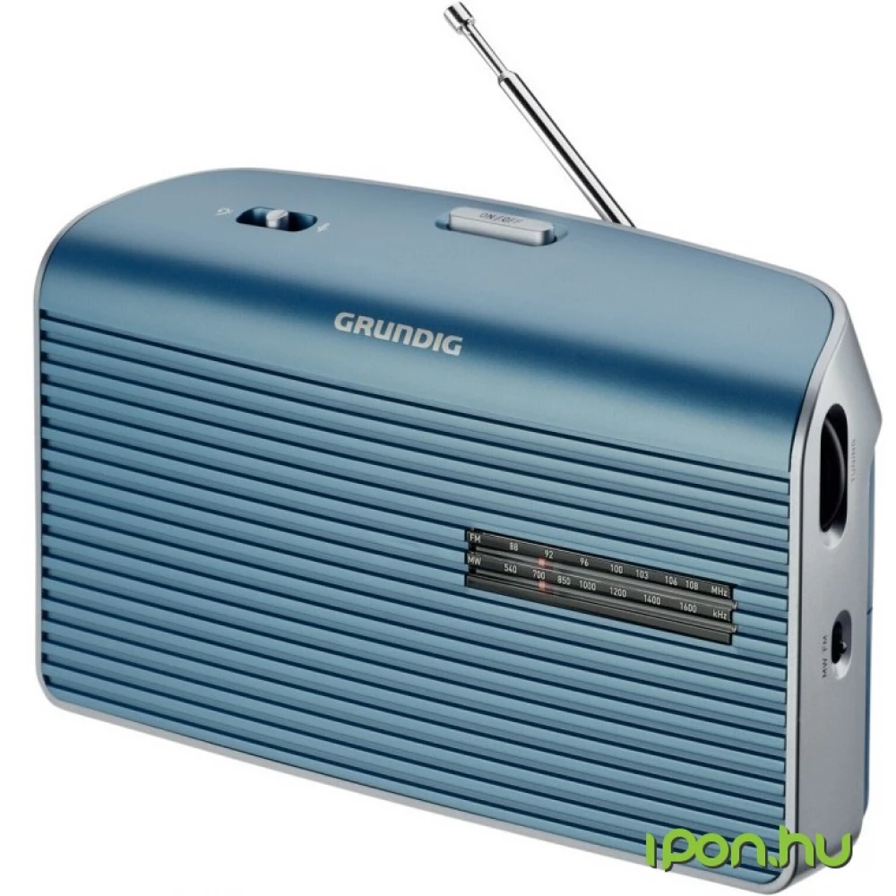 GRUNDIG Music 60 blue portable radio iPon hardware and software