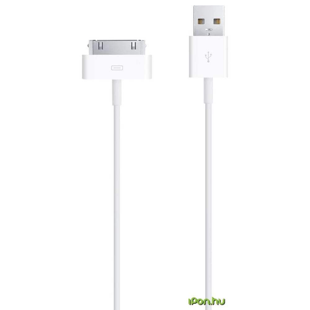 APPLE USB Apple 30 pin Töltő/adatkábel Fehér 1m ma591zm/c