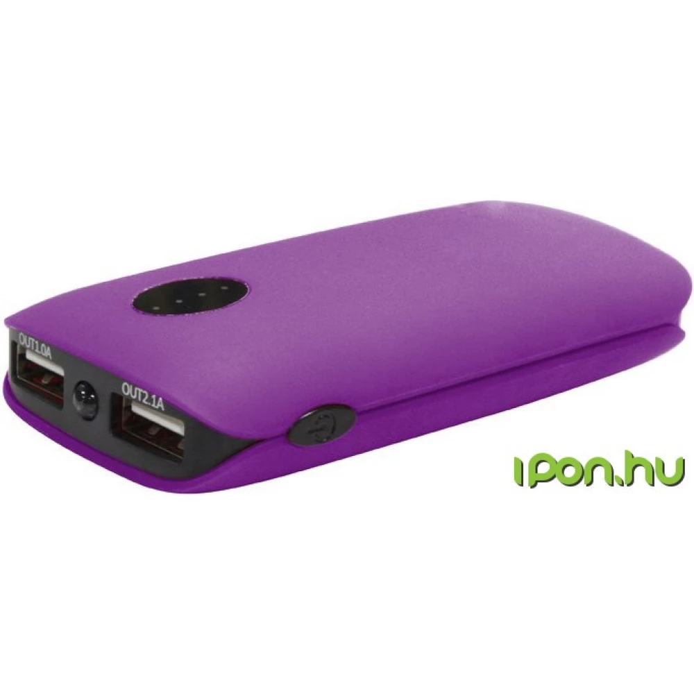 PMPB5RV Power Bank 5000 mAh lila
