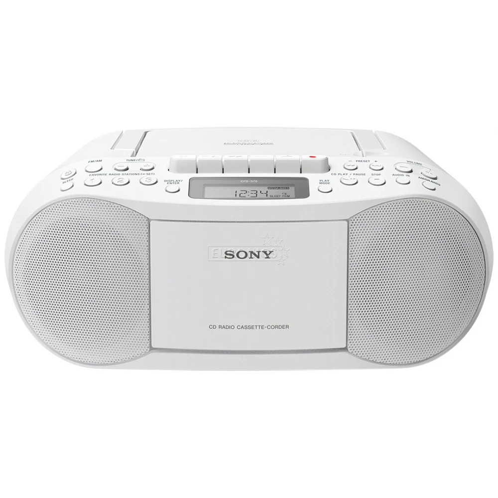 SONY CFD-S70 CD-s cassette tape recorder radio white - iPon - hardware and  software news, reviews, webshop, forum