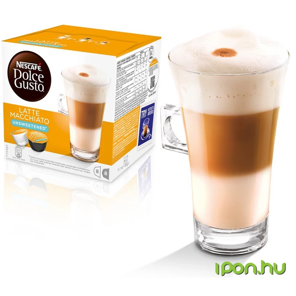 draaipunt Tien Overgang NESCAFE Dolce Gusto Latte Macchiato sugar-free coffee capsule 16pcs - iPon  - hardware and software news, reviews, webshop, forum
