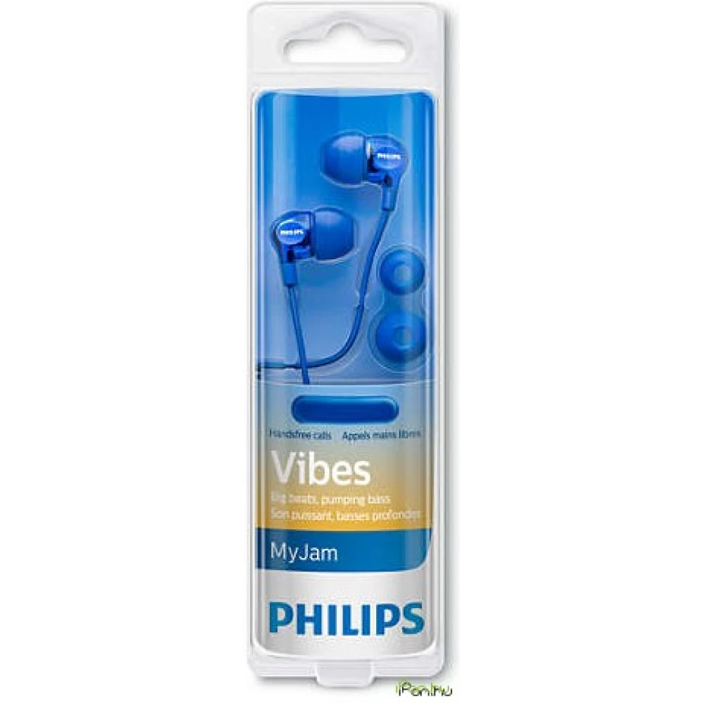 PHILIPS SHE3705 Slušalica mikrofon plava