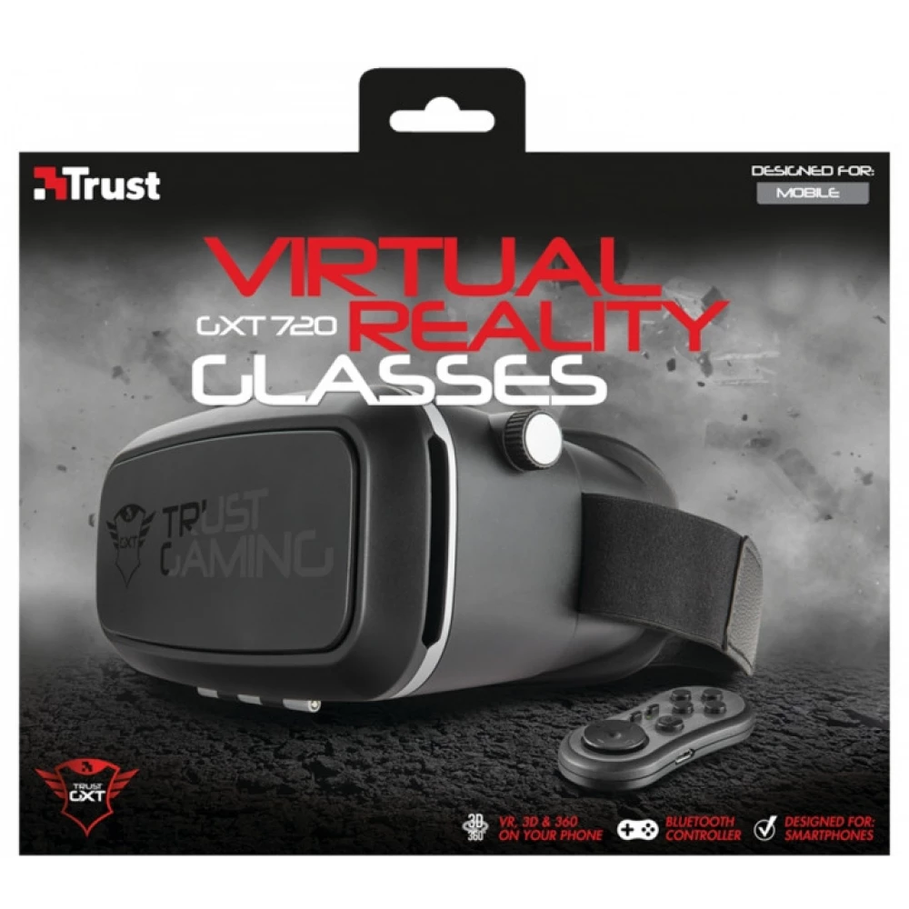 Monopol Kridt Detektiv TRUST 21322 GXT 720 Virtual Reality Glasses - iPon - hardware and software  news, reviews, webshop, forum