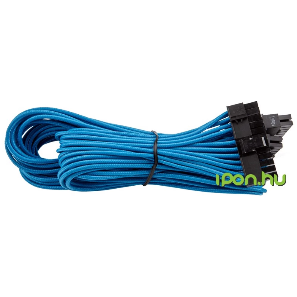 CORSAIR Premium Individually Sleeved PSU Cable Kit Starter Package Type 4 (Generation 3) albastru