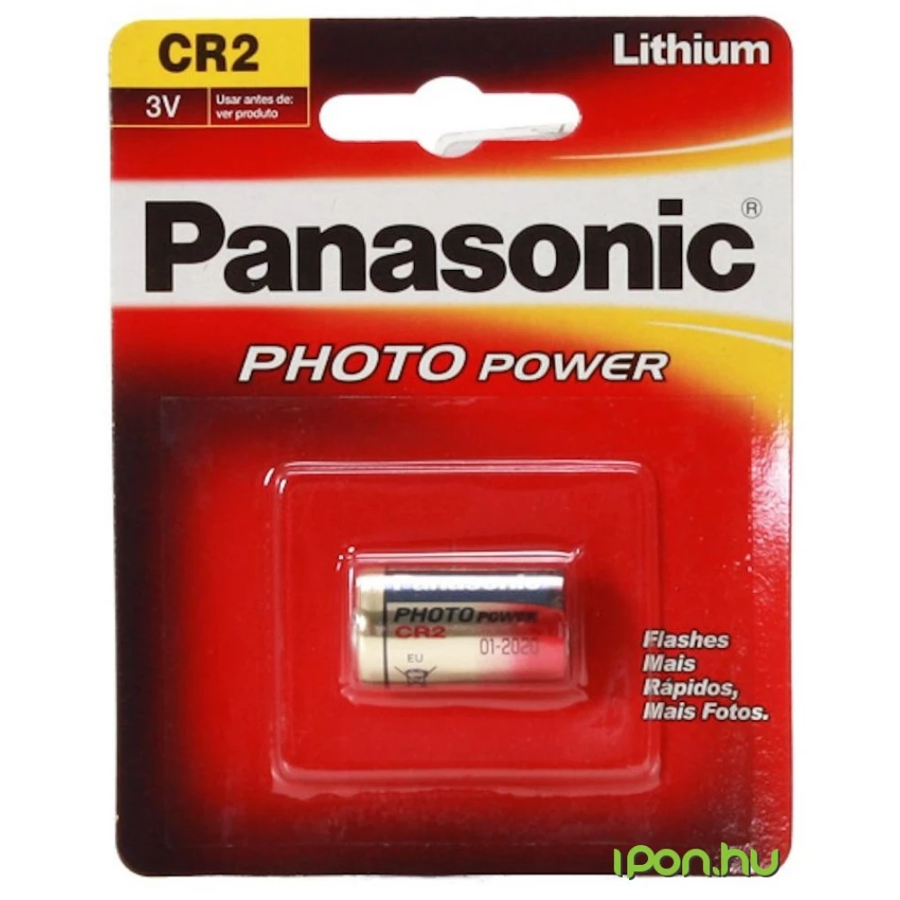 PANASONIC Photo Power CR2A 3V-os element 1buc