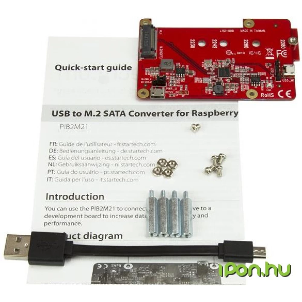 Startech Usb To M2 Sata Converter For Raspberry Pi And Development Boards 8083