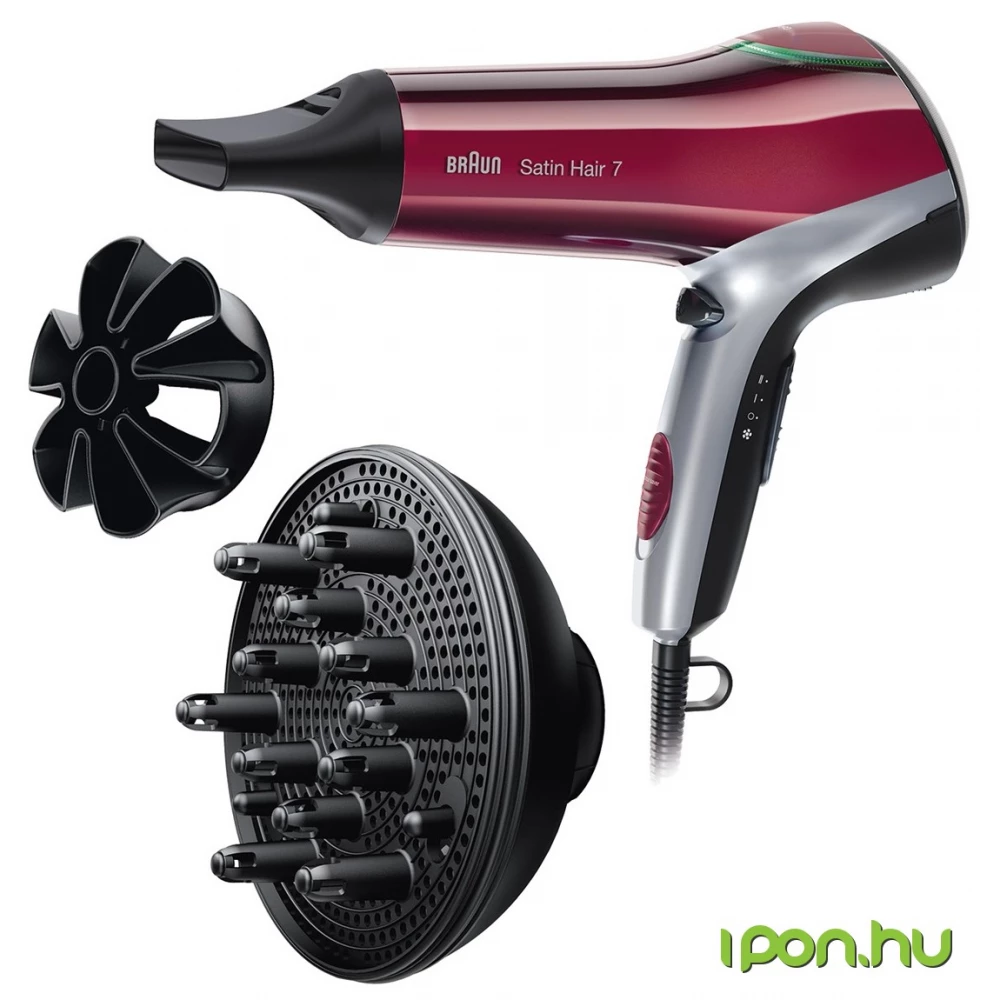 BRAUN Satin Hair 7 Colour HD770 hair dryer color Safe technology and diffuser (Basic guarantee) - hardware and software news, reviews, webshop, forum