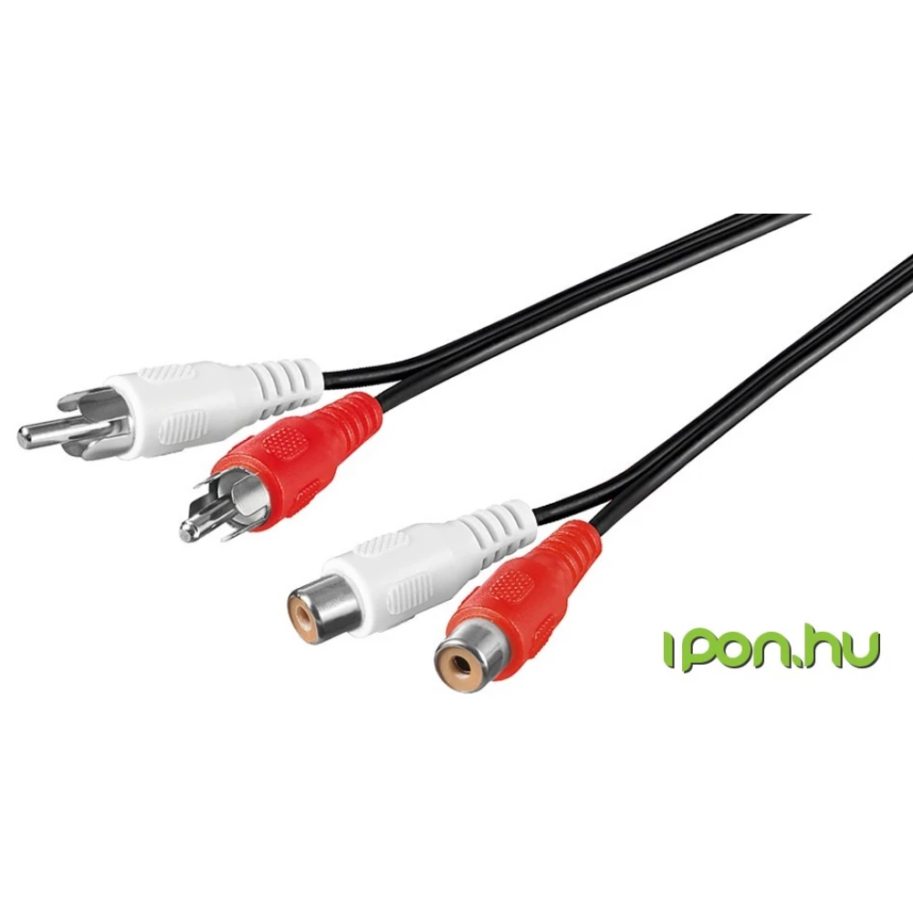 GOOBAY RCA Produžni kabel Crno 1.5m 50025 GOOBAY RCA Produžni kabel Crno 1.5m 50025