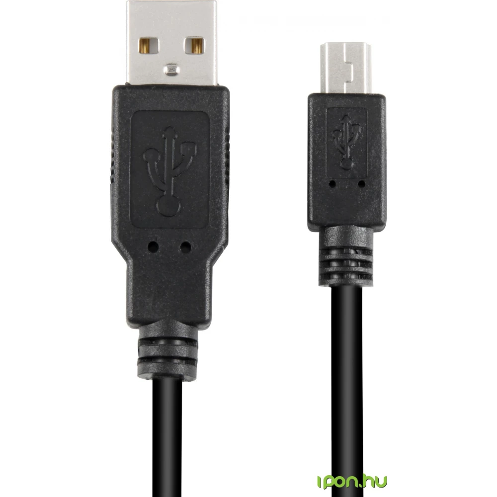 SHARKOON USB Mini USB transformator Crno 1.5m 4044951017782
