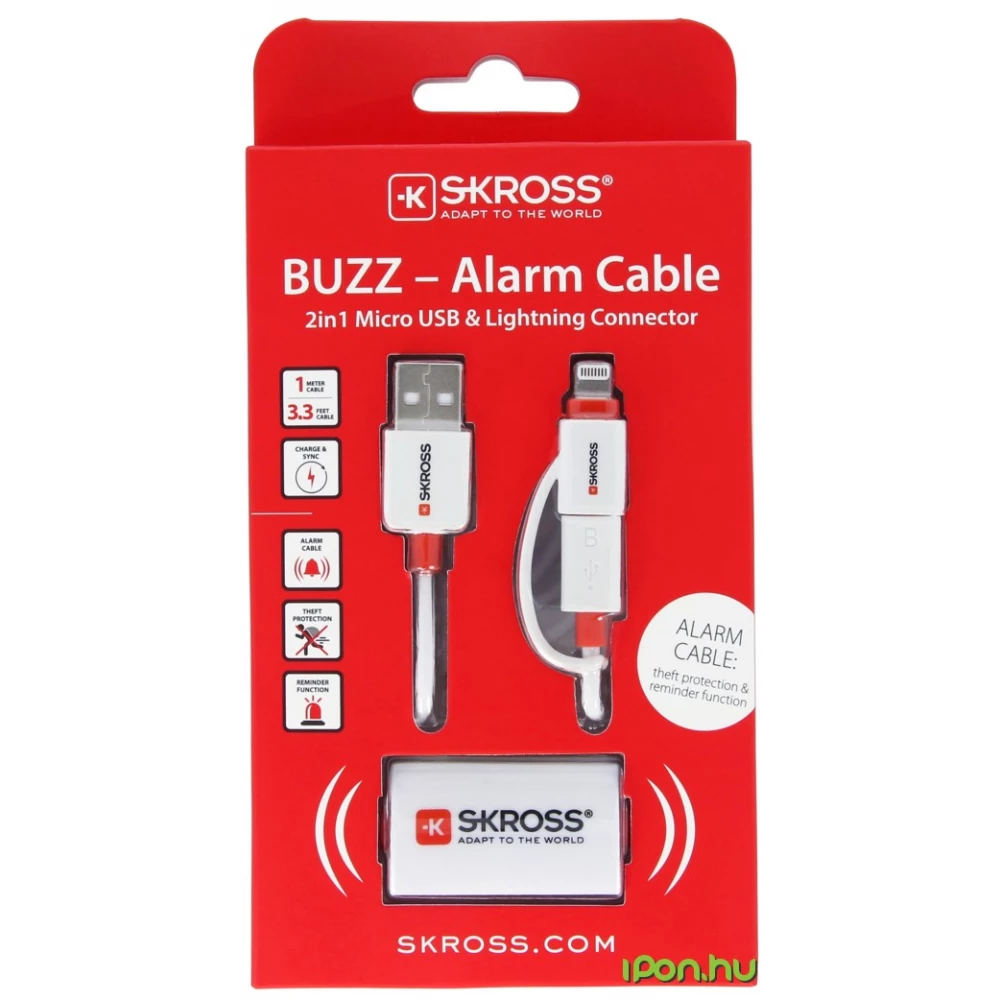 Robe En effektiv Bolt SKROSS USB Lightning and Micro USB Charger/data cable White 1m  SKR-2IN1CABLE - iPon - hardware and software news, reviews, webshop, forum
