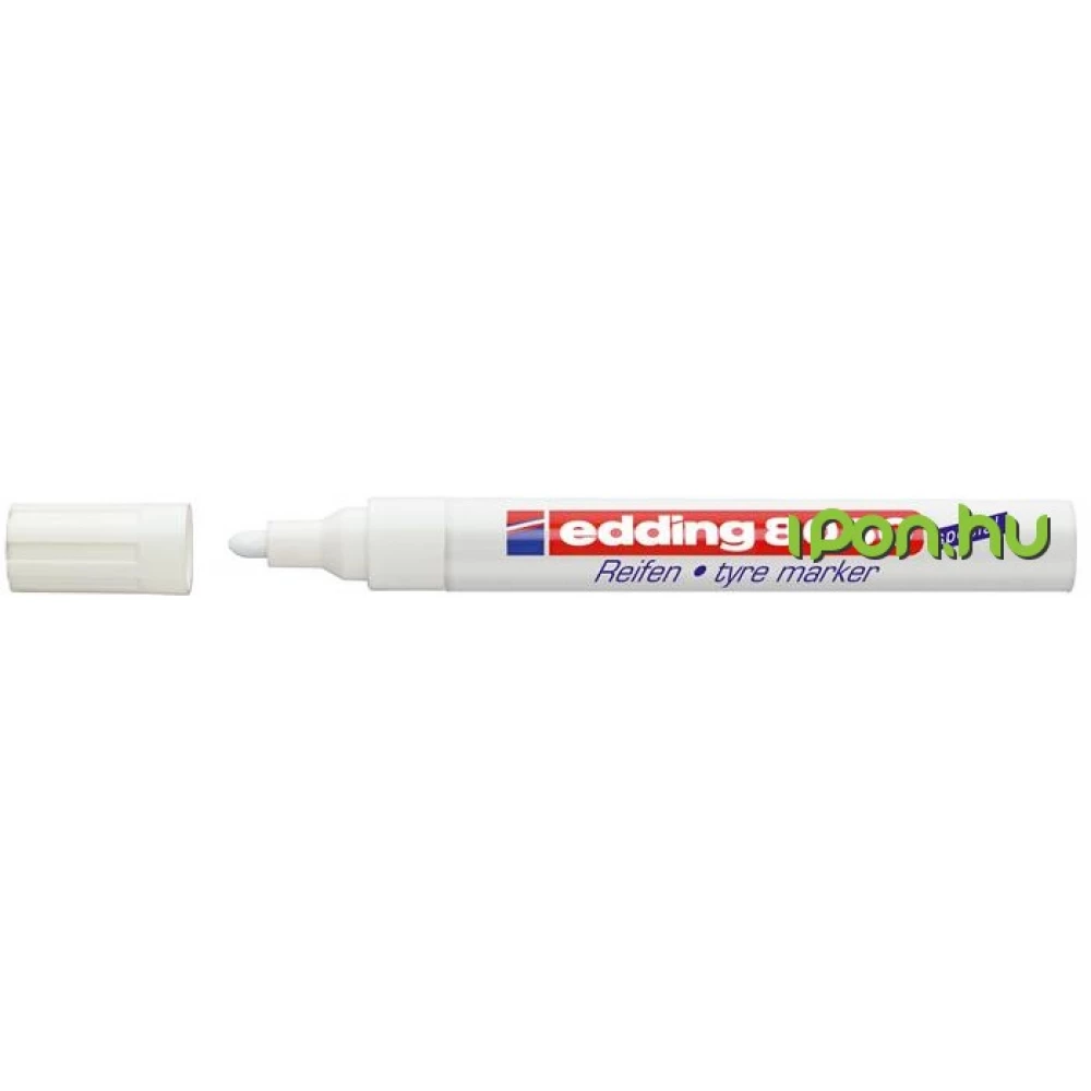 EDDING Gumijelölő marker 2-4 mm conical 8050 white - iPon - hardware and software news, reviews, forum