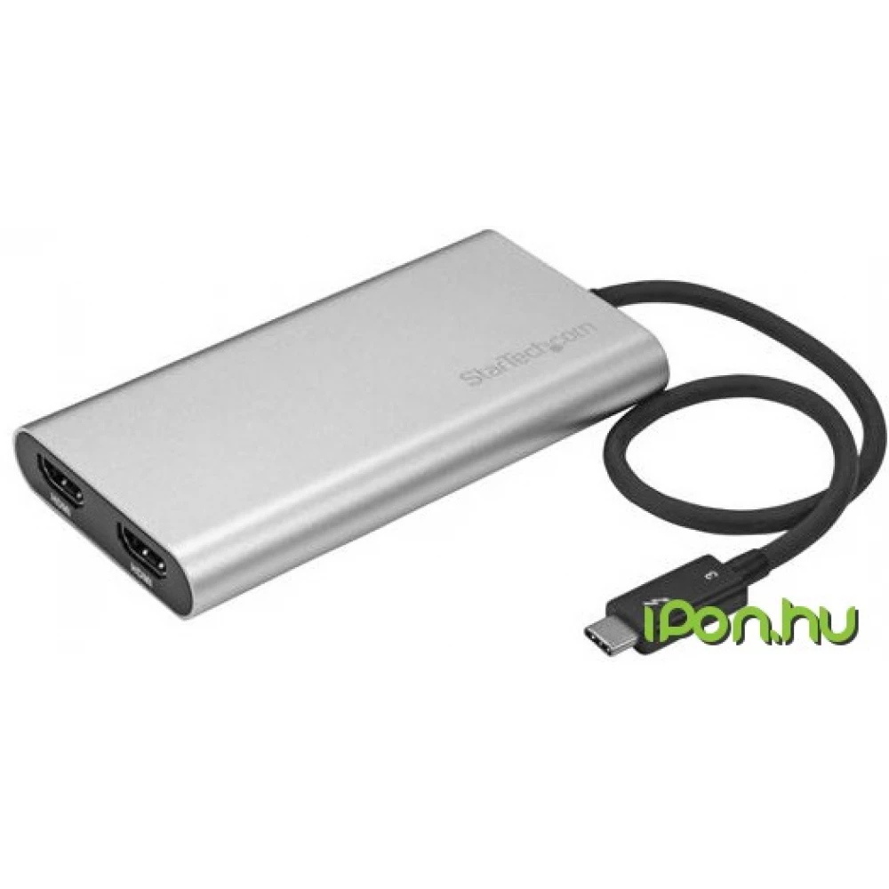 STARTECH Thunderbolt 3 HDMI Converter Silver 10cm TB32HD24K60