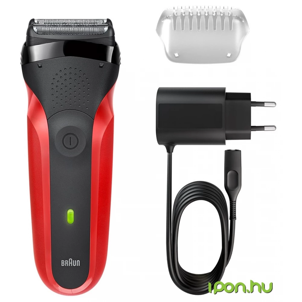 BRAUN Serie 3 300s rechargeable electric razor red - iPon - hardware and  software news, reviews, webshop, forum