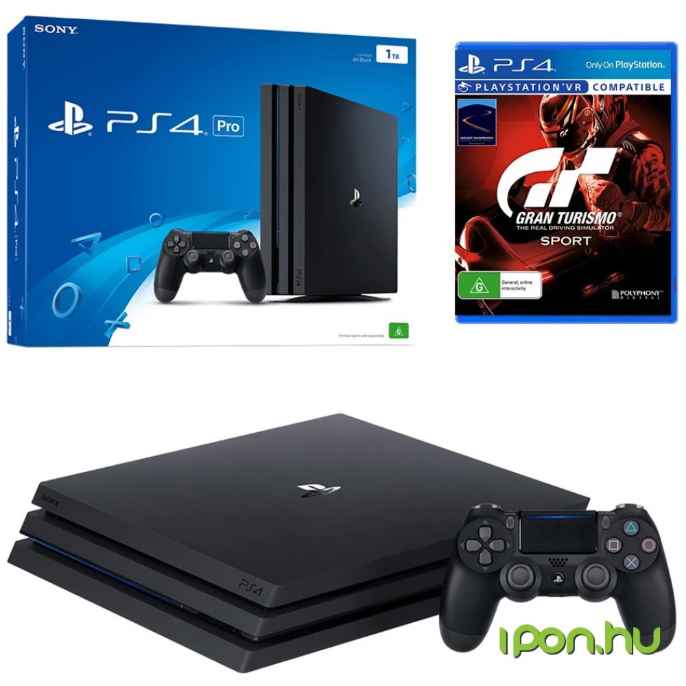 SONY Playstation 4 Pro 1TB black + Gran Turismo Sport - - hardware and software reviews, webshop, forum