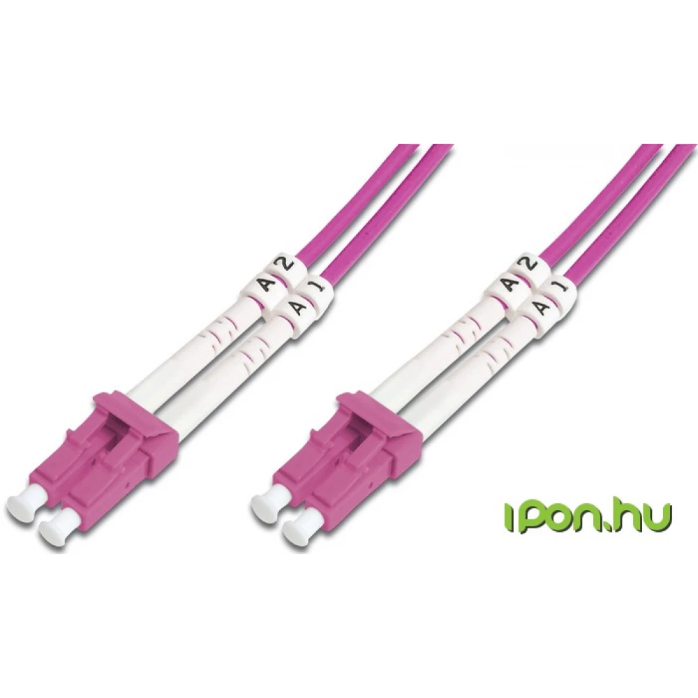 DIGITUS Fiber Optic LC Összekötő Lila 2m DK-2533-02-4 DIGITUS Fiber Optic LC Összekötő Lila 2m DK-2533-02-4