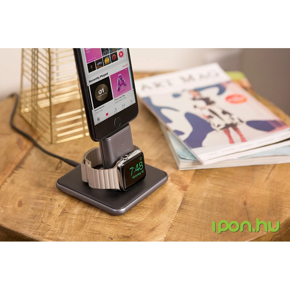 TWELVE SOUTH HiRise Duet Dual Charging Stand iPon hardware and