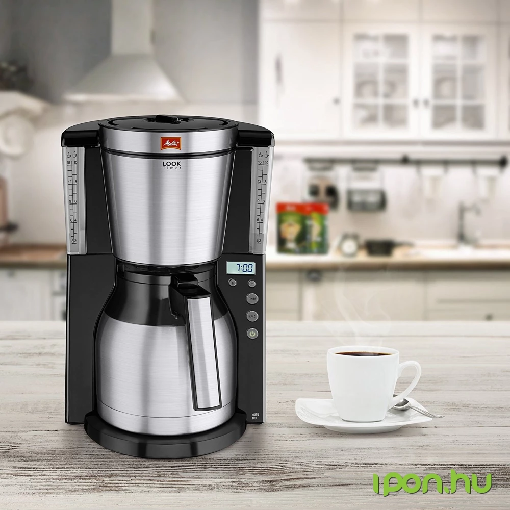 Electric percolator with timer store