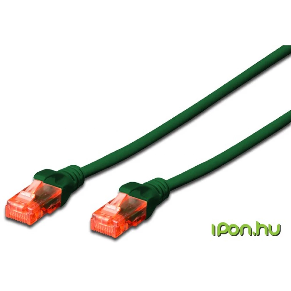 DIGITUS UTP Conector verde 25cm DK-1617-0025/G