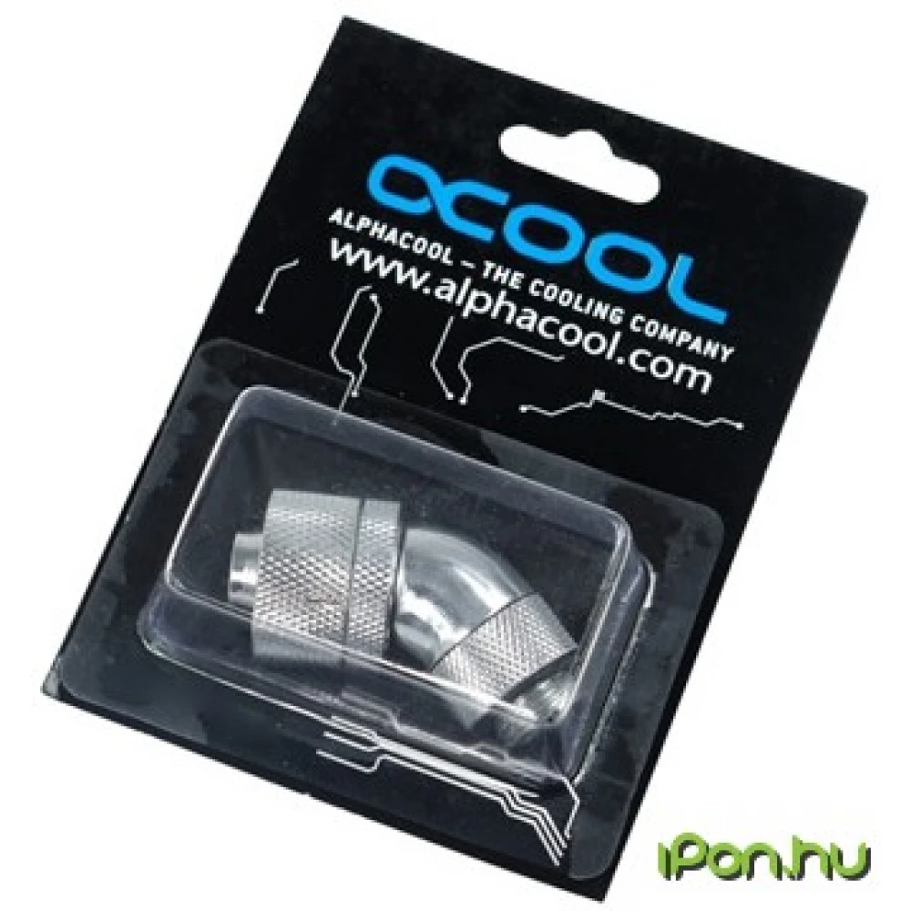 ALPHACOOL 17083 16/10 compression fitting 45° revolvable G1/4 - krom