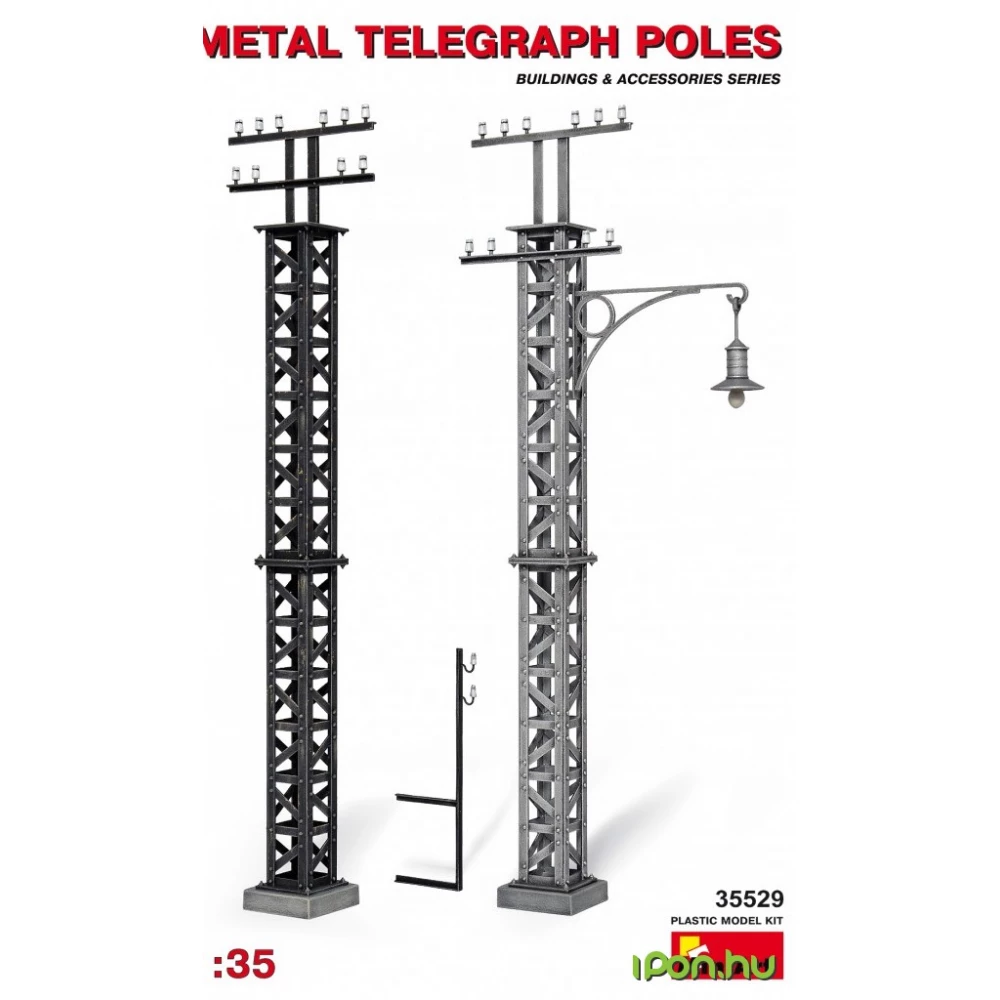 MINIART 1/35 Metall Telegraph Säule Gebäude model zusätzlich