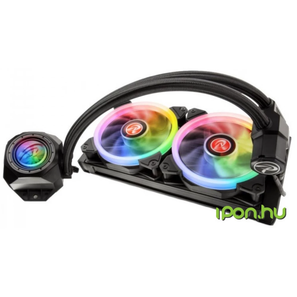 RAIJINTEK ORCUS 240 water cooling set RGB lighting and 2 piece wih