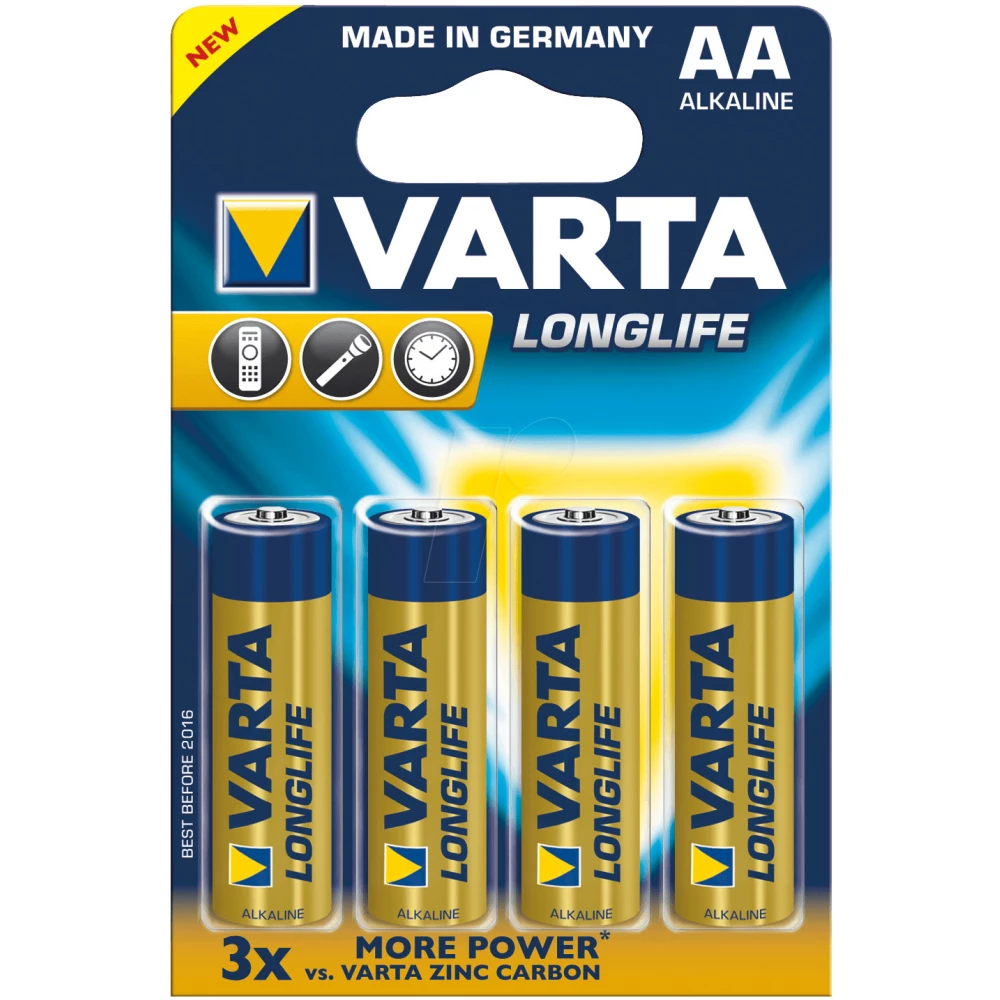 VARTA Longlife olovka element (AA) 4kom