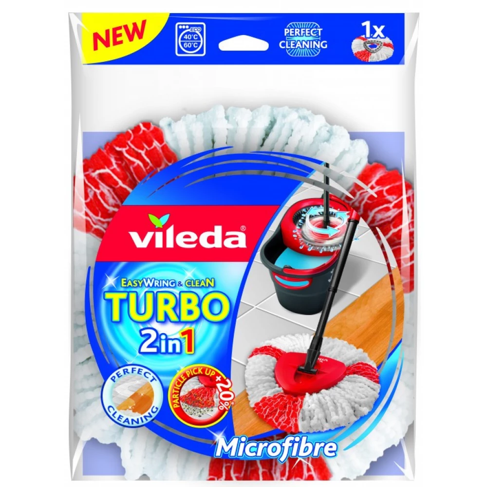 VILEDA Vileda Turbo 2-in-1 Mop Refill 1 pc
