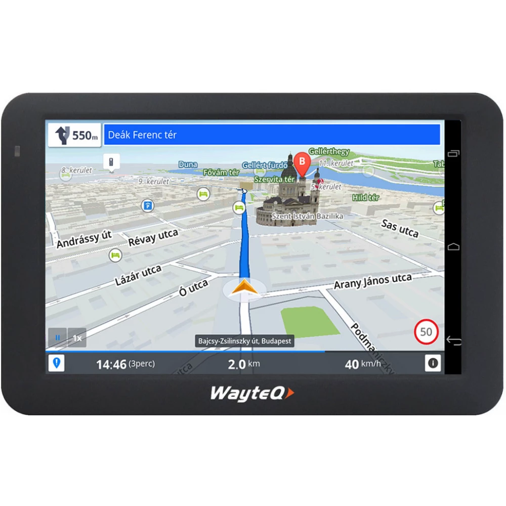 WAYTEQ x995 8GB Android GPS Navigation 3D EU