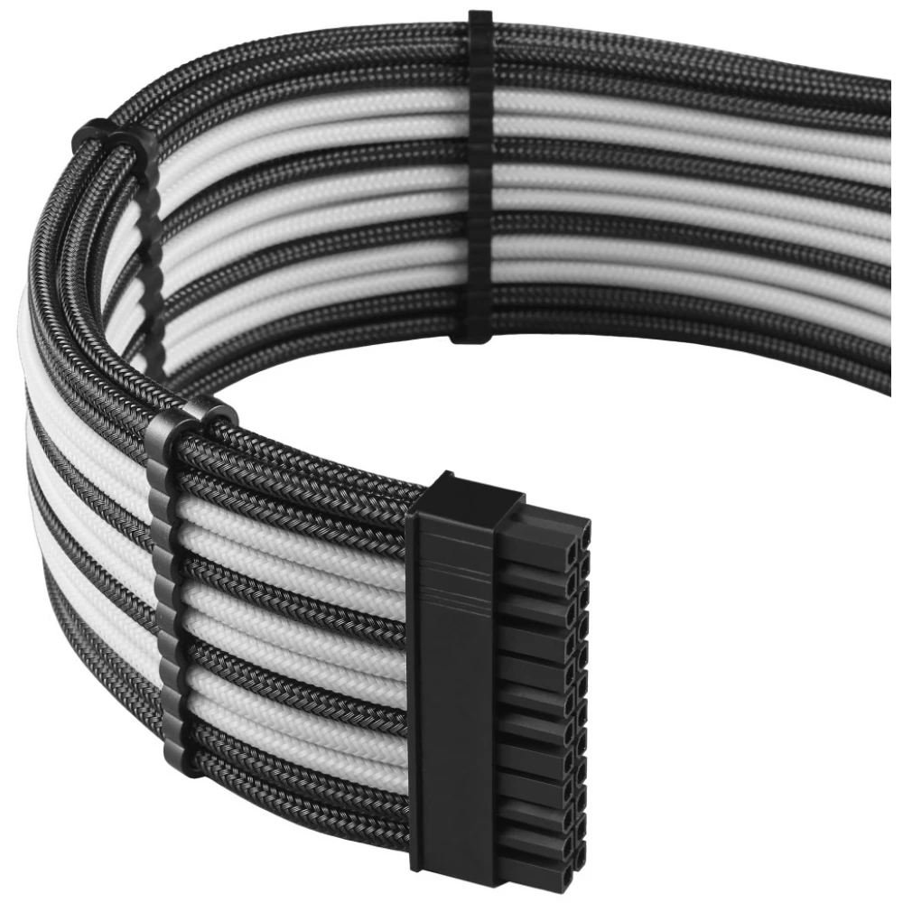CABLEMOD cablu set - Fekete/fehér CM-PCSR-FKIT-NKKW-R