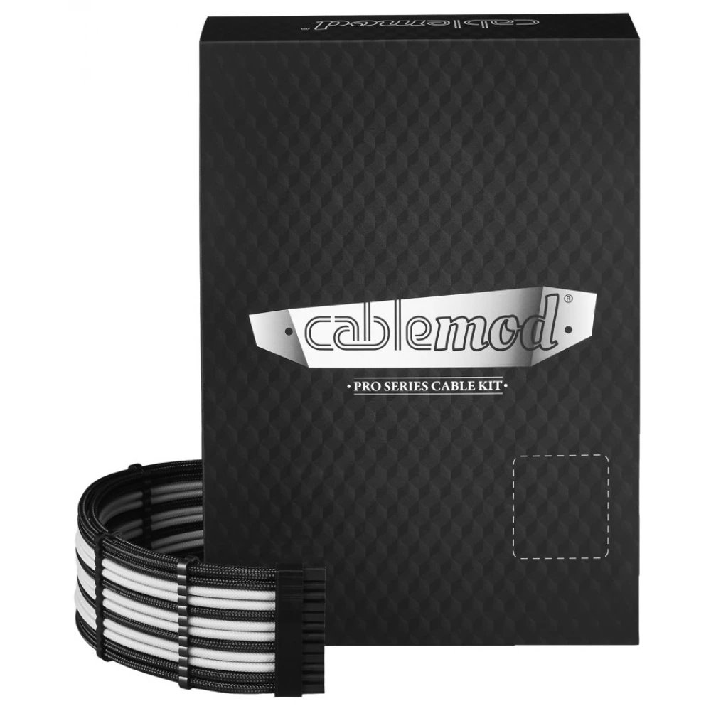 CABLEMOD cablu set - Fekete/fehér CM-PCSR-FKIT-NKKW-R